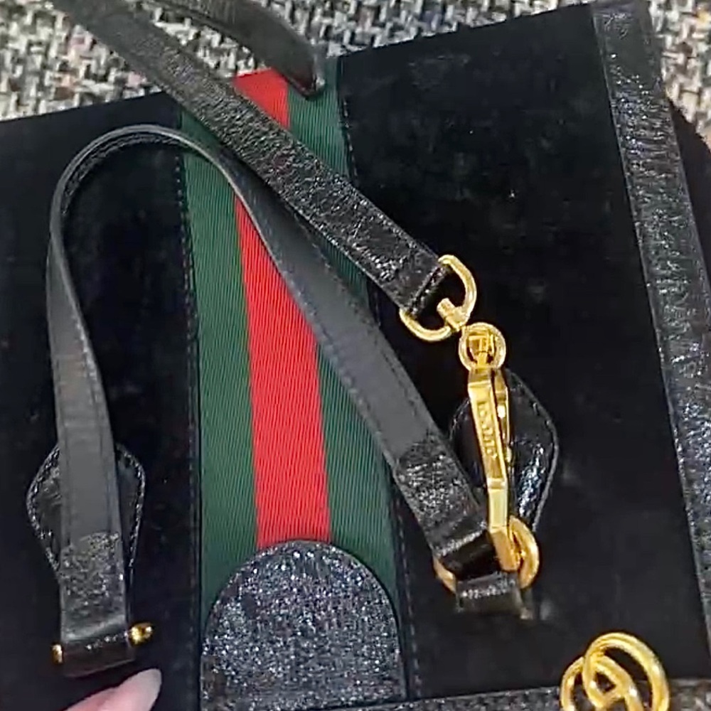 ❗️SOLD❗️Gucci Ophidia Tote Crossbody- leather and suede - Picture 3 of 7